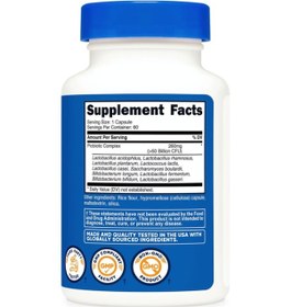 Resim Nutricost Probiotic Complex - 50 Billion Cfu, 60 Capsules.abd... 