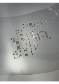Resim Sw3516p Lazer Kesim Paslanmaz Çelik Pcb Devre Şablon 28x38cm 