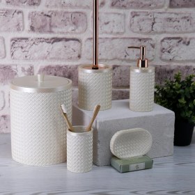 Resim Selim Wicker Banyo Seti 