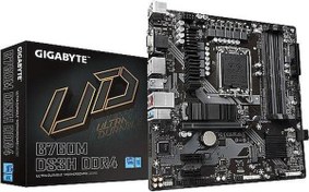 Resim Gigabyte B760M-DS3H Intel B760 LGA 1700 DDR4 3200 MHz Gaming Anakart 