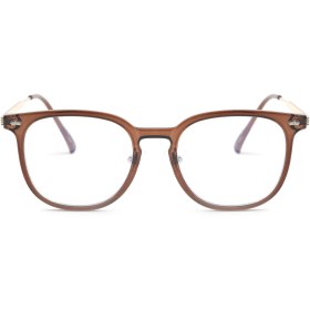 Resim Angel Eyes Kahverengi Altın Saplı Mavi Işık Korumalı Unisex Bilgisayar Gözlüğü 