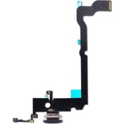 Resim iPhone X Uyumlu Uyumlu Şarj Soketli Mikrofon Filmi Flex Siyah 