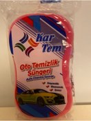 Resim Oto Temizlik Süngeri Kırmızı 