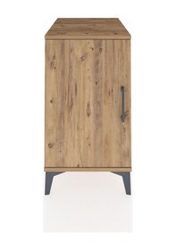 Resim Kronos Komodin 2 Raflı Tek Kapaklı 44x59x80 Çam-çam Çam 