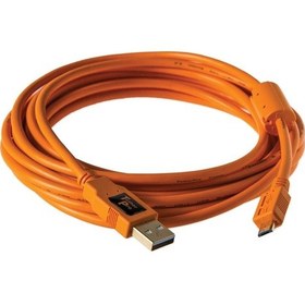 Resim Tether Tools CU5430ORG 4.6m USB 2.0 USB Kablosu (USB - 5Pin Micro USB) 