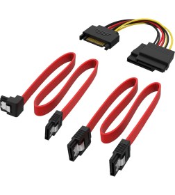 Resim Akasa 2 x 2,5" HDD 3.5" Adaptör + Sata Kablo Seti (Ak-Hda-11) 