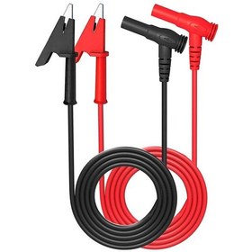 Resim Koodmax 1 Çift 1000v 15a Krokodil Banana Yüksek Akım Multimetre Test Probu 