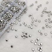 Resim 100/200 ADET Akrilik Yıldız Boncukları DIY Takı Yapımı İçin - El Yapımı El Sanatları ve Aksesuarlar 