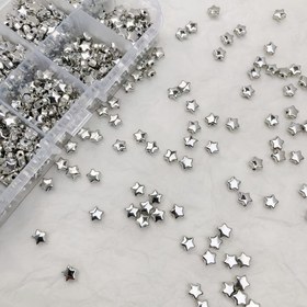 Resim 100/200 ADET Akrilik Yıldız Boncukları DIY Takı Yapımı İçin - El Yapımı El Sanatları ve Aksesuarlar 