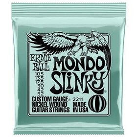 Resim Ernie Ball P02211 - Mondo Slinky Nickel Wound 10.5-52 Elektro Gitar Teli 
