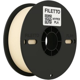 Resim FİLETTO Hyper PLA+ Soft Beyaz 1.75mm – Bambu Lab & Creality Uyumlu – 1KG 