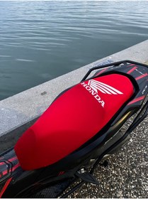 Resim Utku Giyim Honda Pcx,Dio,Activa S,SH Uyumlu Koltuk Kılıfı Kırmızı Hediyeli Paket 
