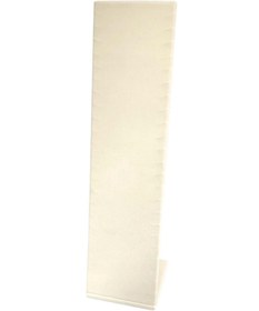 Resim ÖZER KUTU Kolye & Zincir Standı Ayaklı Krem Süet 40 Cm 