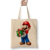 Resim Baskı Dükkanı Super Mario Bez Çanta Uzun Saplı 
