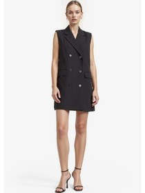 Resim Defacto Tailored Fit Kolsuz Mini Elbise D4186AX24AU Siyah 