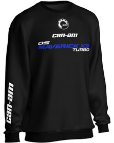 Resim Brp Can-Am Maverick X3 Ds Turbo Sweatshirt - Dark Blue / S 