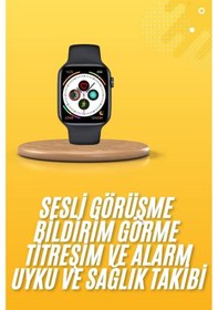 Resim Dokunmatik Ekran Akıllı Saat Tema Değiştirme Şık Ve Modern Unısex 