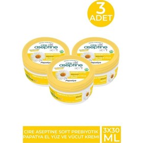 Resim Cire Aseptine Soft Prebiyotik Papatya El Yüz Ve Vücut Kremi 30 Ml 3 Adet 