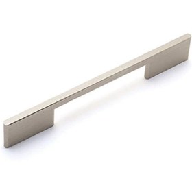 Resim System Nikel Saten 160 mm Çekme Mobilya Kulpu (SY8570 0160 NB) 