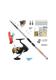 Resim Fx4000 Remixon Carbo-x 240cm 60-120gr Kıyı Tele Spin Olta Takımı Seti 