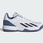Resim adidas IG9536 Courtflash K Beyaz Kız Çocuk Tenis Ayakkabısı 