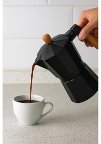 Resim Bambum Garen - Moka Pot 9 Fincan Siyah 