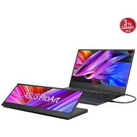 Resim ASUS 14" IPS DOKUNMATIK PROART PA147CDV TYPE-E İÇERİK HAZIRLAMA MONİTÖRÜ 1920X550 