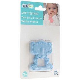 Resim Babyjem Diş Kaşıyıcı Fil Mavi 