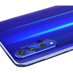 Resim Microcase Huawei Honor 20 - Nova 5t Kamera Lens Koruma Halkası - Kapalı Tasarım Mavi 