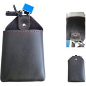 Resim Space deri ceplik Siyah-Kırmızı dikiş / SYESY101 