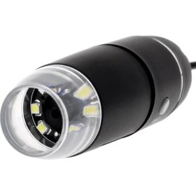 Resim Mena Rise -1600X USB Dijital Mikroskop Kamera Endoskop 8led Büyüteç Metal Standı ( Lisinya ) 