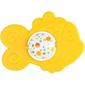 Resim Arkadaşım Balık Diş Kaşıyıcı Ve Çıngırak - Sarı - Lc-30858 Sarı 