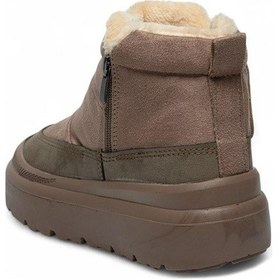 Resim Celira Twg İçi Kürklü Vizon Süet Kadın Bot & Bootie Nsb823 Vizon 