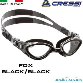 Resim Parumarin Cressi Fox Black / Black Yüzücü Gözlüğü 
