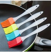 Resim Maxaccess 6 Renkli Yüksek Isıya Dayanıklı Silikon Fırça Mutfak Pişirme Yağ Fırçası Yemek Kek Barbekü 