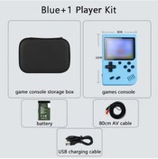 Resim Dahili 500+ Klasik Arcade Retro Oyun Konsolu Tv İçin 5 İnç Video Oyunu Elde Blue 
