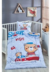 Resim Komfort Home V28 %100 Pamuklu Silikon Elyaf Bebek Yorgan Seti 