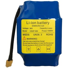 Resim Elektrikli Hoverboard Bataryası Li-on 36V 4400mAh Pil 