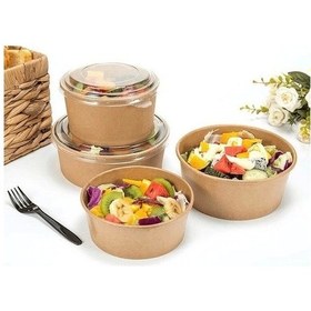 Resim Kraft Salata Kasesi 1300 Cc Sanem 50 Adetli 