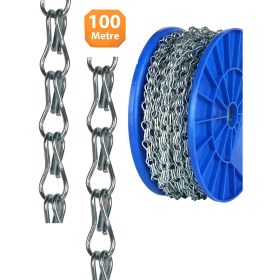 Resim Etsylight Avize Zinciri, Floresan Zinciri, Metal Sepet Zinciri-Fabrika Satış- 100 Metre 