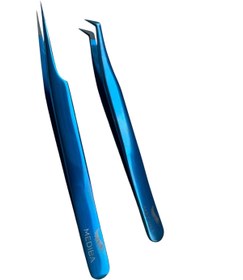 Resim Genel Markalar Ipek Kirpik Cımbız seti 2Li Fiber Uç Kirpik Işlemleri Için Ipek Kirpik Cımbız 