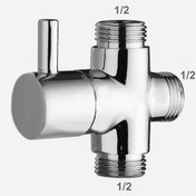 Resim Yapıtaşı Yt86 Elit Robot Duş Seti Yönlendirici Musluk 1/2x1/2x1/2 Krom 