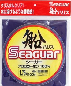 Resim Seaguar Fune Harisu %100 Fluoro Carbon Misina 100mt - 0.235mm 