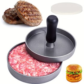 Resim 1 Adet, Burger Pres 100 Adet Köfte Kağıdı, Alüminyum Yapışmaz Hamburger Köfte Yapma Kalıbı, Sığır Eti Vejetaryen Burger Bbq Barbekü Izgarası İçin Bpa İçermez Bulaşık Makinesinde Yıkanabilir, Mutfak Gereçleri, Mutfak Aletleri, Faydalı Alet, Daire Temel Eşyaları, Mutfak Aksesuarları 