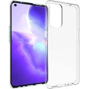 Resim Oppo Reno5 5G Kılıf Süper Silikon + Nano Glass Renksiz Gpack