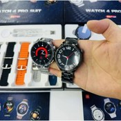 Resim QÜMÜŞ Watch 4 Pro Suit Yuvarlak Ekranlı 7 Kordonlu Akıllı Saat Redmi Note 11S Uyumlu 
