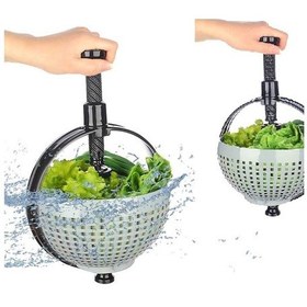 Resim Hızlı Salata Kurutucu Süzgeç- Dönerli Süzgeç Dev Boy Çok Renkli 