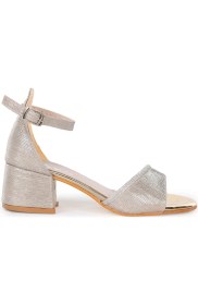Resim Kiko Kids Elos Günlük Kız Çocuk 4 cm Topuklu Sandalet Ayakkabı Altın 