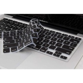 Resim Fibaks Apple Macbook 13.3 New Pro A1708 Uyumlu Klavye Koruyucu Sıvı ve Toz Koruyucu İngilizce Q Klavye Ped 