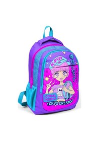 Resim Coral High Mor Pembe Mavi K-pop İlkokul Ve Ortaokul Sırt Çantası 